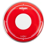 WILLIAMS RDT2-7MIL-10 - двуслойный пластик, 10", красный с точкой