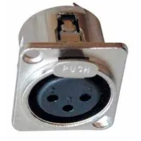 BESPECO XLR3FP Разъем XLR-F панельный