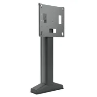 Пристенная моторизованная стойка CHIEF LFE1U с регулировкой высоты 92.2-157.2 cm от пола до центра дисплея, VESA от 200x200 - 860x510mm весом до 90кг/50-80"+, чёрная
