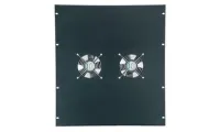 ИМЛАЙТ Панель 12U vent Панель рэковая 12U с принудительной вентиляцией, производительность 220 куб.м/час, цвет исполнения — черный