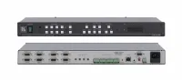 Матричный коммутатор Kramer Electronics [VP-4x4K] 4x4 сигналов VGA и балансных звуковых стереосигналов, c технологией KR-ISP™, 400 МГц.