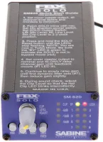 SM-820 одноканальный подавитель обратной связи, для микрофонных сигналов, 8 динамических фильтров, размеры 69,5х41,3х137,5 мм, вес 0,26 кг