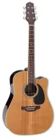 TAKAMINE TT SERIES EF400SC-TT электроакустическая гитара типа DREADNOGHT CUTAWAY с кейсом, цвет - натуральный, верхняя дека - ма