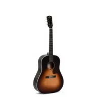 Sigma guitars jm-sg45  электроакустическая гитара, дредноут, верхняя дека массив ситхинской ели