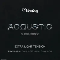 VESTON A1047 S - Струны для акустической гитары