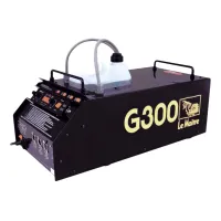 LE MAITRE G300 ( without remote control) генератор тумана и дыма 2-х режимный  без интерфейса, (дополнительно G300 DMX control UNIT  или аналог. управление) объем канистры 5л, выход дыма 850 м3/мин, 220V, 50/60Hz