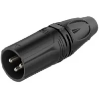 ROXTONE RX3M-SG Разъем cannon кабельный папа 3-х контактный, цвет: Серый/черный