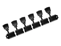 SD91-SLB-B-L6 Колки для гитары 6л, черные, Gotoh