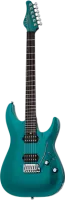 SCHECTER AARON MARSHALL AM-6 TREM ARCTIC JADE - 6ти струнная электрогитара, именная модель Aaron Marshall, корпус: липа, гриф: венге, накладка: черное дерево, 24 лада, звукосниматели: HH Schecter USA Solstice, Schecter USA Equinox, регулировки: 1х громкос