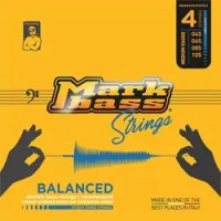 Markbass balanced series mb4bans45105ls  струны для бас-гитары, 45-105, никель, studio tuned