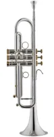 Trumpet Bb Stomvi V.Raptor 5360-II - Silver plated professional craft Bb trumpet with variable scale for precise pitch with Bellflex bell