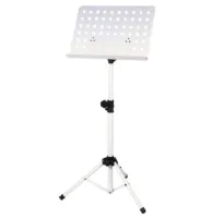 GEWA Orchestral Music Stand White пюпитр оркестровый, подставка для нот с перфорацией, цвет белый