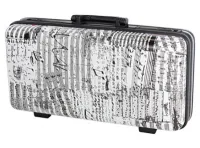 Trumpet case GLCASE GLC-TRU (J10) - ABS hard case for trumpet with a light gray music print