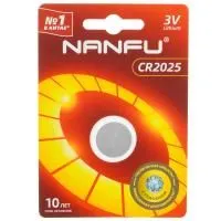 Батарейка Nanfu 2025 (1шт.)