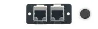 [w4545(b)] 2-сторонний kramer клеменной модуль с разъемами rj-45 серые