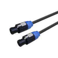 ROXTONE SSSS220/2 Кабель распаянный для громкоговорителей ,∮8.5mm 2x2mm2, 4конт. Speakon-4конт. Speakon,, 2м