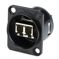 Seetronic SO2-4FDW-B- Панельный оптический разъем LC Duplex (розетка), IP65, черный