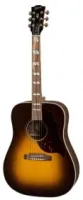 GIBSON Hummingbird Studio Walnut Burst электроакустическая гитара, цвет санберст, в комплекте кейс