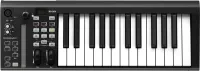 iCON iKeyboard 3S ProDrive III - USB MIDI клавиатура, 25 клавиш, в прочном металлическом корпусе, 24 бит/192 кГц, 2х2 входа/выхода 1/4" TRS Jack аудио интерфейс, АЦП/ЦАП: THD+N -98/-100 дБ, S/N 112/114 дБ, 1 микр. вход, 2х1/4" TRS Jack входы для педалей,