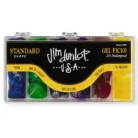 Dunlop 4861 gels display  коробка с медиаторами, hv, lt, ml, xh - 72 шт. , md - 144 шт, 432 шт