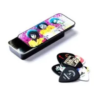 Dunlop jhpt01m jimi hendrix experienced pick tin  сувенирный набор медиаторов в пенале, средние, 12шт