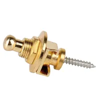 M184-2 Крепление ремня с блокировкой, золото, (в комплекте 2шт), Musiclily