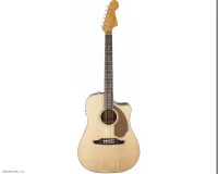 Fender Newporter Player CHP Электроакустическая гитара, цвет шампань