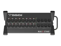 Digico a 168d stage - портативный интерфейсный модуль с dante, 16 мик./лин. вх., 8 вых., совместим с микшером 4rea4 и консолями s-серии