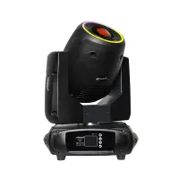 STAGE4 broSPOT 200Z Прожектор типа SPOT / 200 Вт / 4680 Лм / 172110 Кд / 73 Ra / 6884 Лк@5м / ZOOM: 10°-22° / 8 цветов / 13 гобо / Призма / RGBW LED-кольцо / RDM / Тихий режим / до 10 м