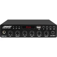 ABK PA-4306D Компактный цифровой микшер-усилитель, мощность 60 Вт, USB+FM, 2 AUX и 2 Mic входа, 1 AU