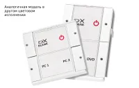 Панель управления BIAMP [Impera Oscar 4DKB] , кнопочная, 4-button control pad with Ethernet, DK, black
