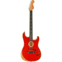 FENDER Acoustasonic Stratocaster Dakota Red электроакустическая гитара, цвет красный