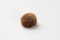 Dpa air1-brown-s меховая ветрозащита для миниатюрных микрофонов, малая, коричневая, 2шт