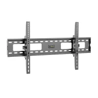 Сверхпрочное настенное наклонное крепление FIX PLB-33XL для панели 37"-70"до 75 кг. (black)