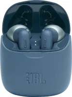 JBL T225TWS BLU полностью беспроводные наушники-затычки, цвет - синий