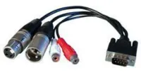 RME BO968, AES/SPDIF кабель 9 pole SubD на 2 x Cinch D, 2 x XLR D, для HDSP 9632, DIGI 96/8 PA, HDSP