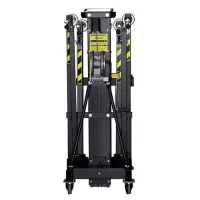 BLOCK&BLOCK ALFA 50 (550kg./5.10m.) Универсальный элеватор фронтальной загрузки для линейных массивов, светодиодных экранов и ферм, с четырьмя секциями и возмодностью блокировать на разной высоте, с индикатором уровня горизонтального положения, с транспор