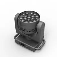 CLAY PAKY MIDI-B White Unit Вращающаяся голова LED-WASH-BEAM. 19 LED-чипов RGBW 40 Вт, диапазон ЦТ 2500К–8000К, световой поток 11401 лм, угол раскрытия луча 4°–34° (6,6°–50°). Цвет исполнения корпуса — белый