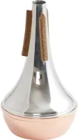 Trumpet mute TrumCor Straight Copper Bottom - Straight mute with aluminum body. Copper bottom. For Bb and C trumpets with normal bell