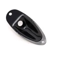 MX0850BK-2 Панель для джека Stratocaster, лодочка, черная, 2 шт, Musiclily
