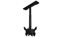 [C37D 60A] Потолочное крепление Wize Pro [C37D60A] для 2-х дисплеев 13”–46”+, VESA 75x75, 100x100, 200x100, 200x200 мм, наклон +20°, поворот 360°, длина штанги 91-152 cм, до 73 кг, черн.(2 места)