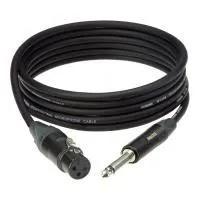 KLOTZ M1FP1N300 готовый микрофонный кабель MY206, длина 3м, XLR/F Neutrik, металл - моно Jack Neutrik, металл