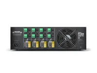 CVGAUDIO PT-4120 - Профессиональный четырехканальный высококачественный усилитель мощности для многозонных систем трансляции музыки и речевого оповещения, 4x120W / 100V, балансный Euro Block вход, линкующий балансный Euro Block выход раздельно для каждого