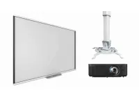 Комплект: интерактивная доска SMART SBM787V с короткофокусным проектором EXD202ST и креплением DSM-14k