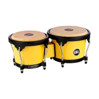 Meinl hb50iy  journey bongos бонго пластиковые 6,5"х7,5", цвет жёлтый