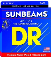 NMLR-45 SUNBEAMS Комплект струн для бас-гитары, 45-100, DR