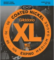 Комплект струн для бас-гитары D'Addario EXP160