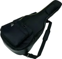 A-GIT-ELEK-02 Чехол на электрогитару жесткий черный усилен изолоном,молния 10 мм.,с объемным карманом ,ткань плотностью 600 дн.водоотталкивающая