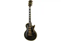 GIBSON CUSTOM SHOP 1957 Les Paul Custom Reissue 2-Pickup Ultra Light Aged Ebony электрогитара, цвет - черный, кейс в комплекте