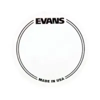 EVANS EQPC1 наклейка прозрачная круглая на рабочий пластик бас-барабана (2 шт.)